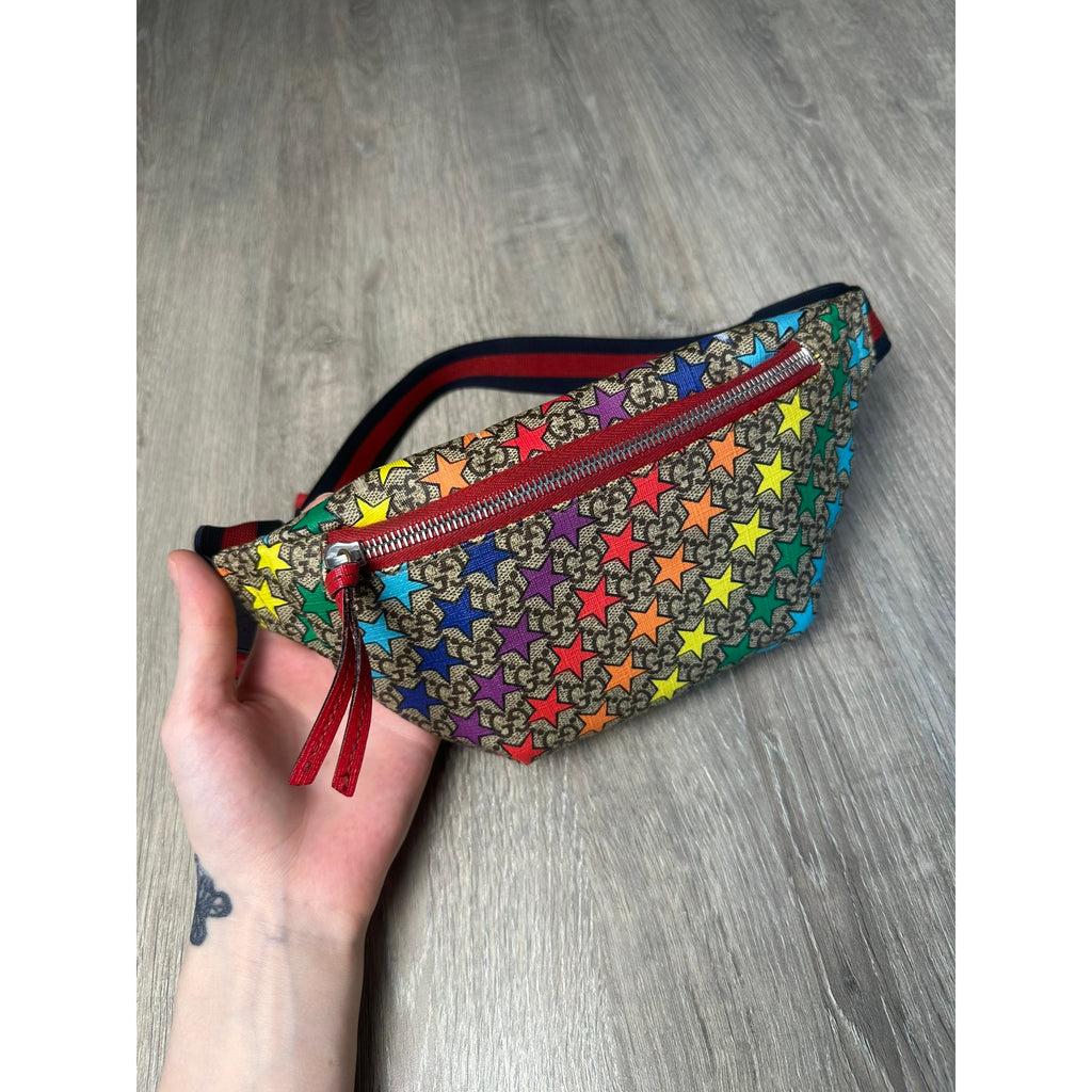 Gucci Sac bandoulière en cuir Multicolore Largeur 23 cm, Hauteur 14 cm, Profondeur 3 cm