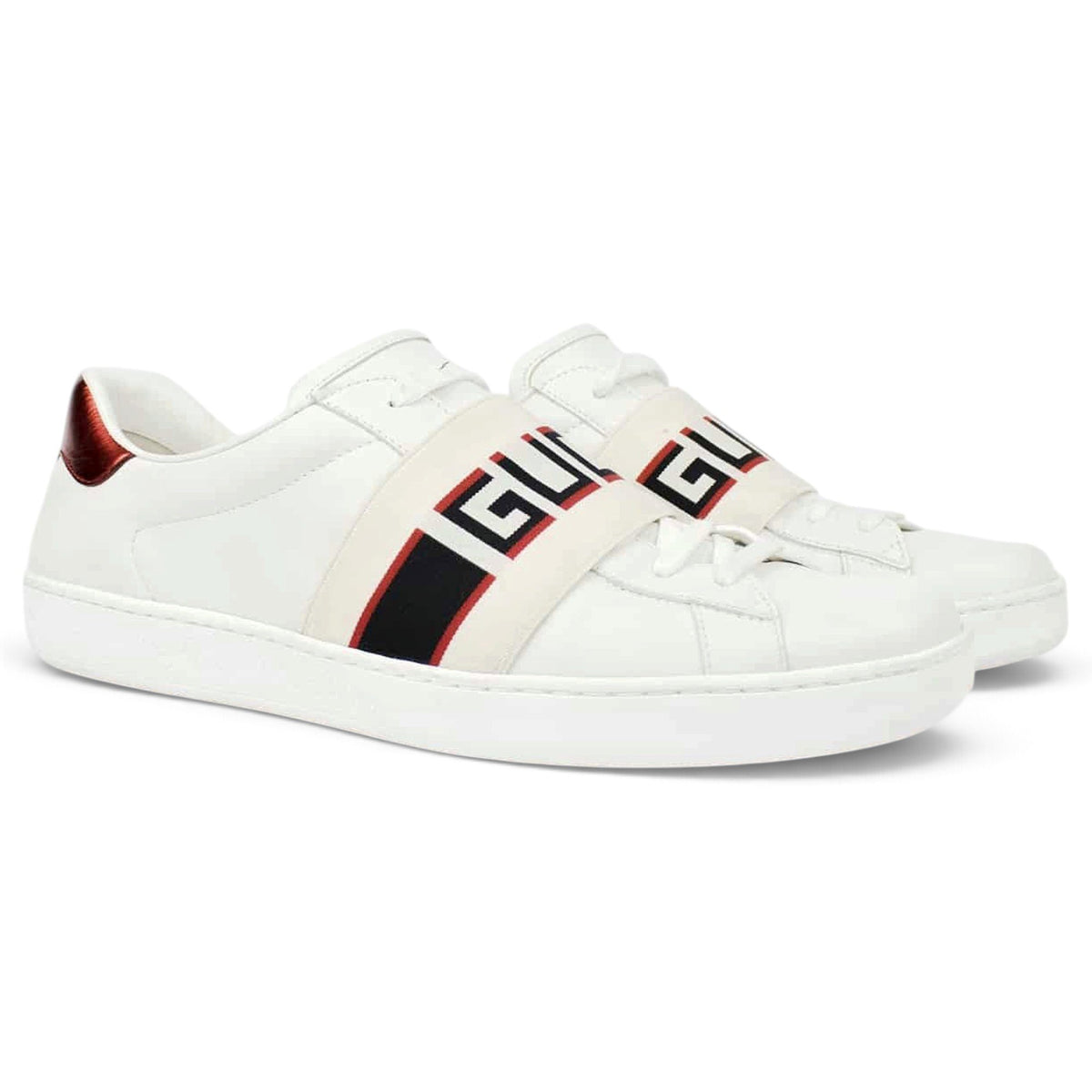 Gucci Baskets en cuir Ace Blanc 36.5