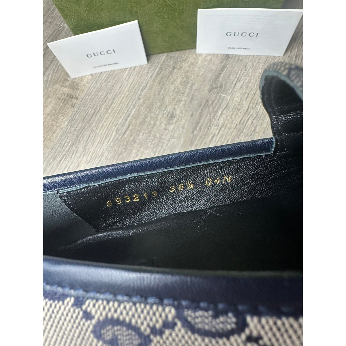 Gucci Mocassins en cuir Jordaan Marron 36.5