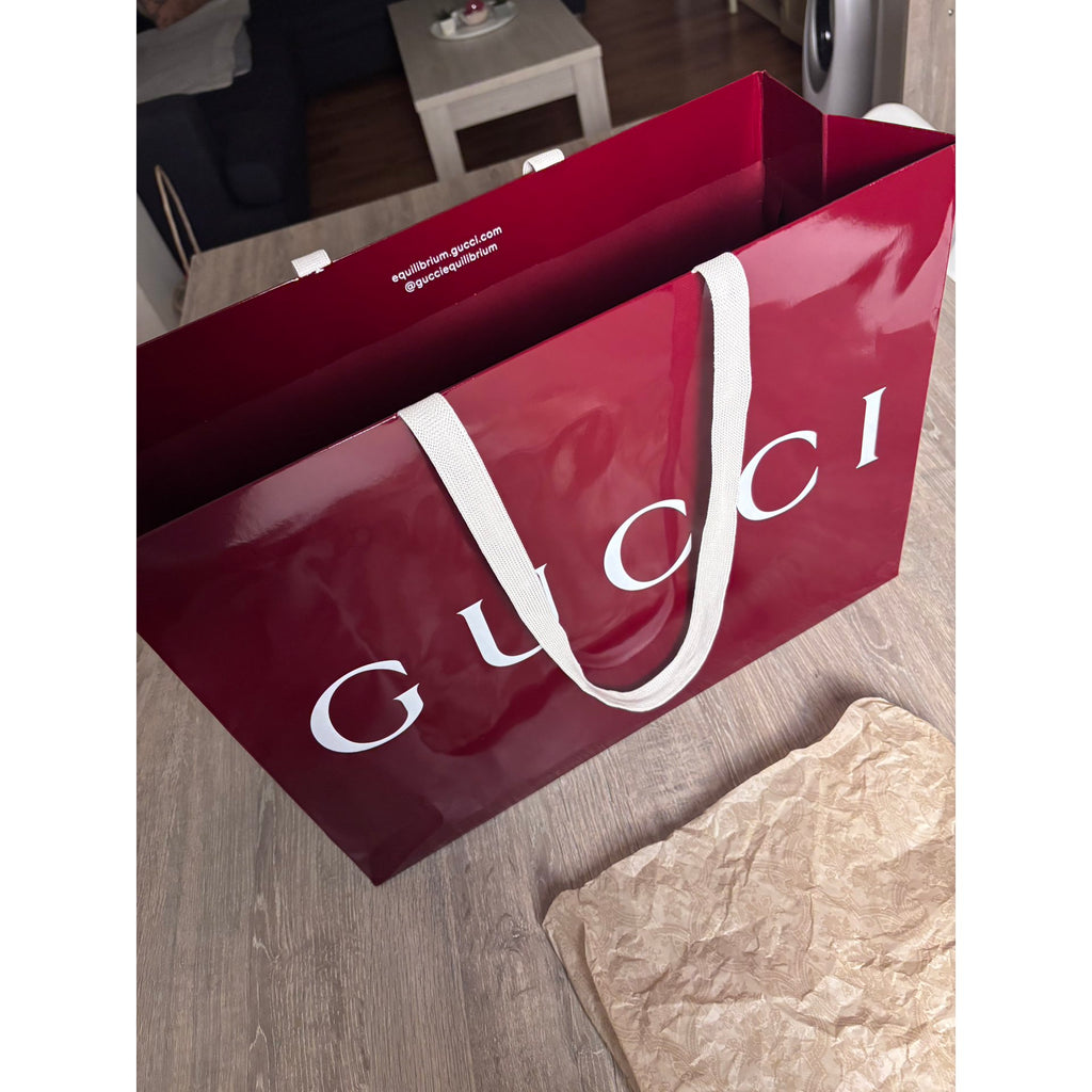 Gucci Cabas Bleu Largeur 33 cm, Hauteur 32 cm, Profondeur 8 cm