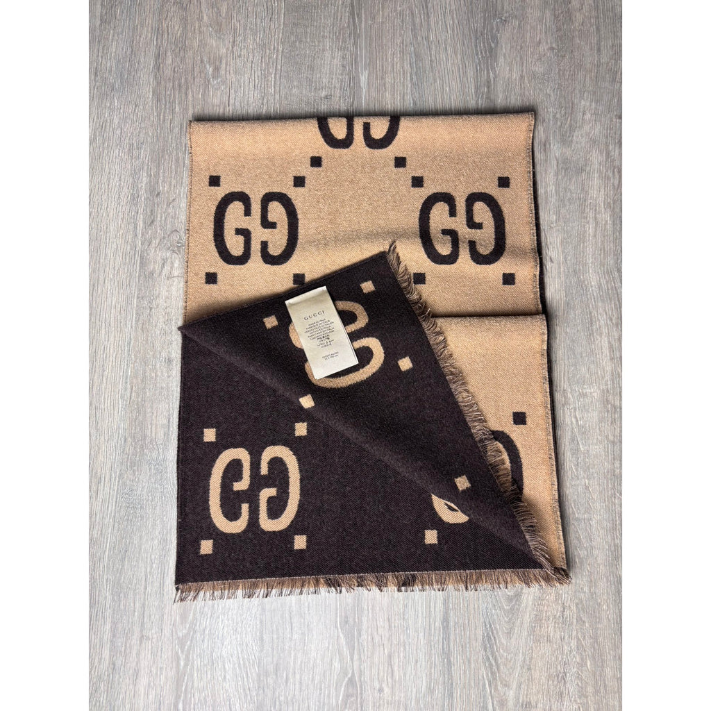 Gucci Echarpe en laine Marron