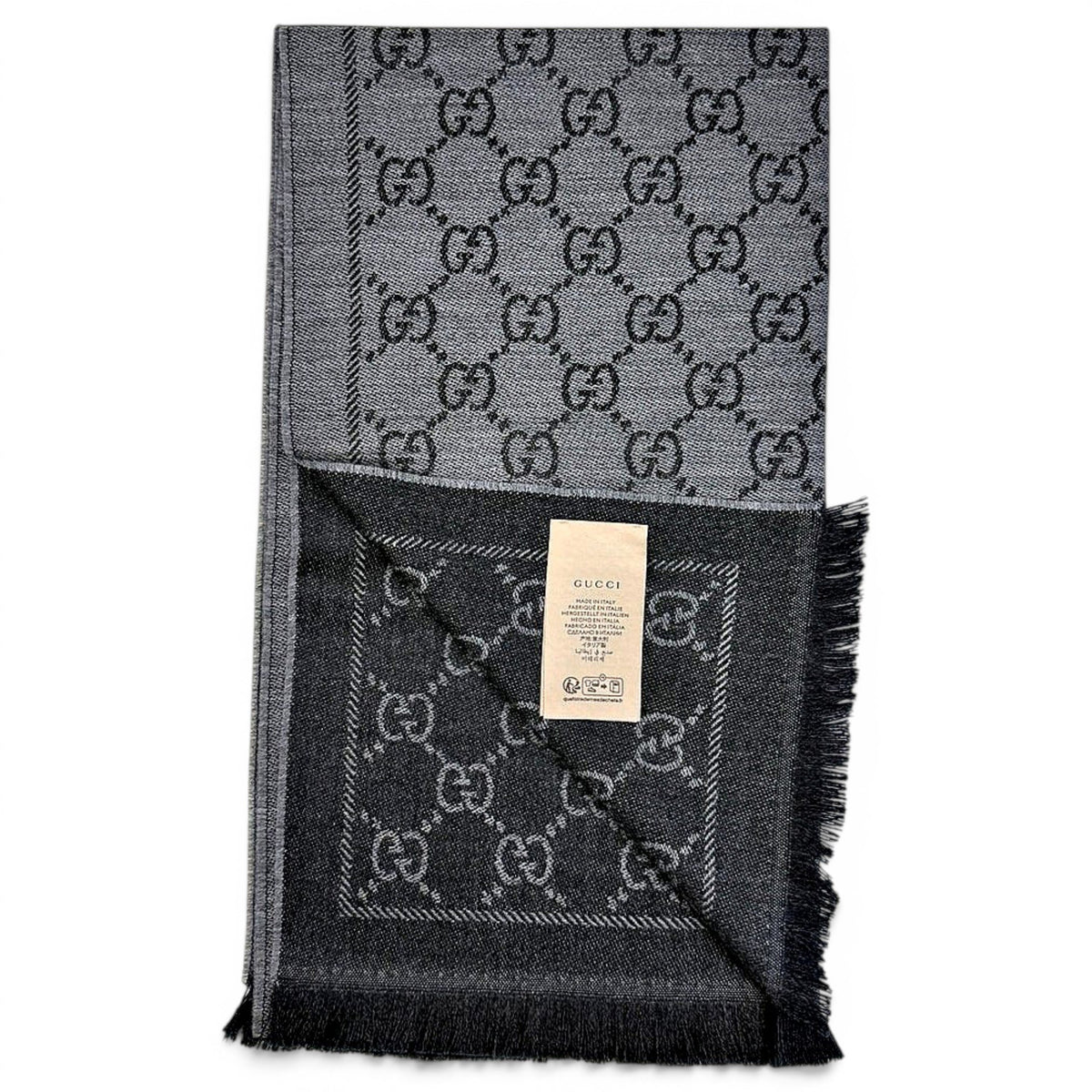 Gucci Echarpe en laine Noir