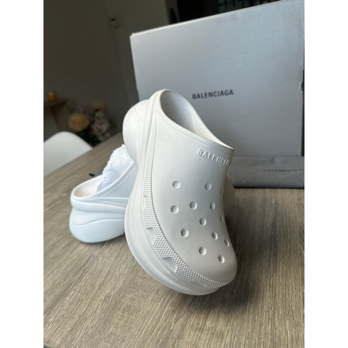 Balenciaga Mules Blanc 37