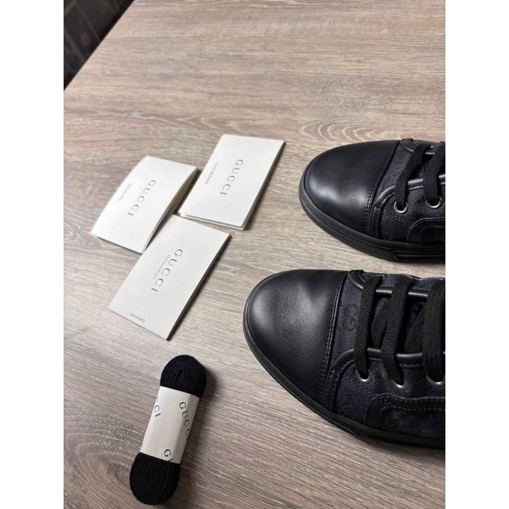 Gucci Baskets en toile Noir 35.5