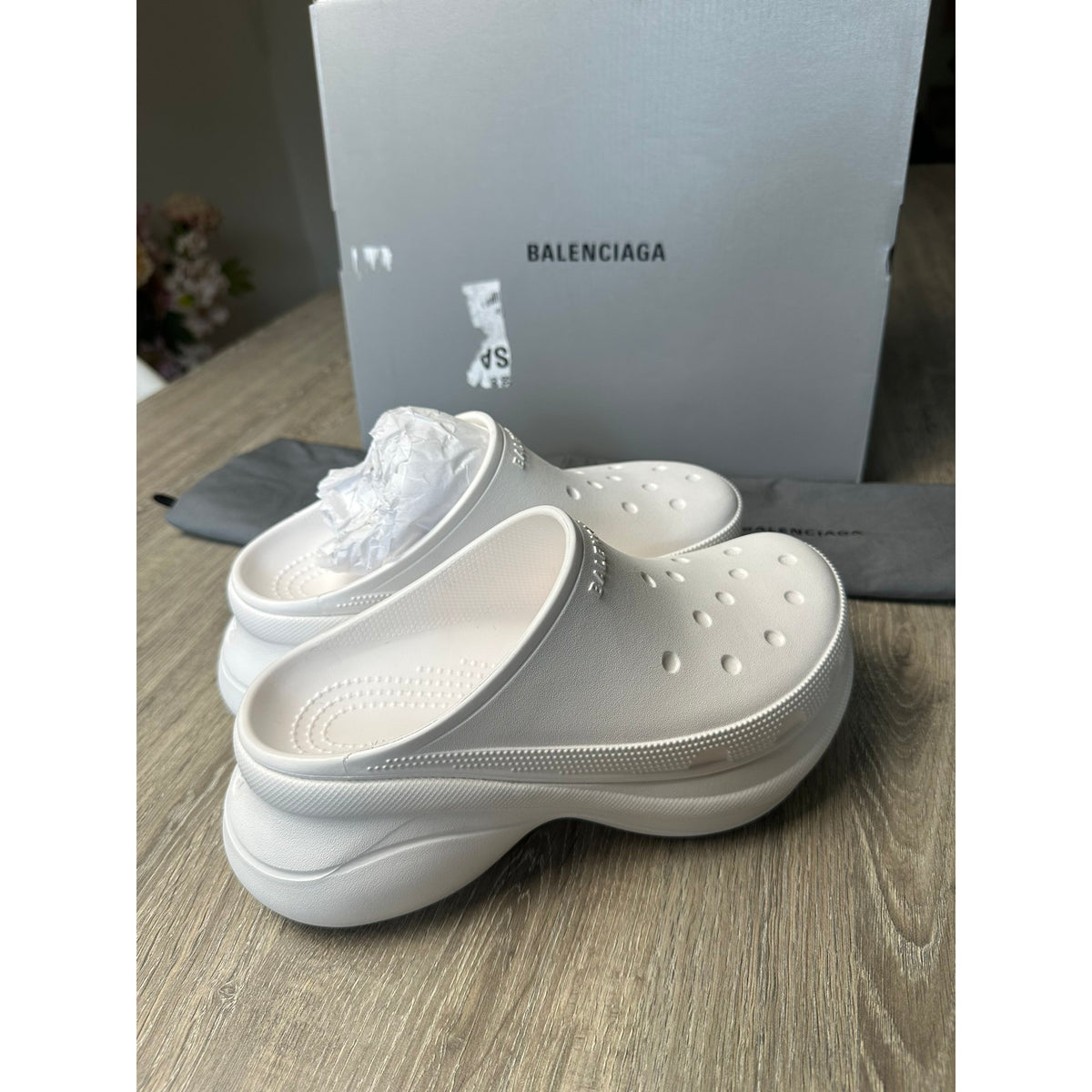 Balenciaga Mules Blanc 37