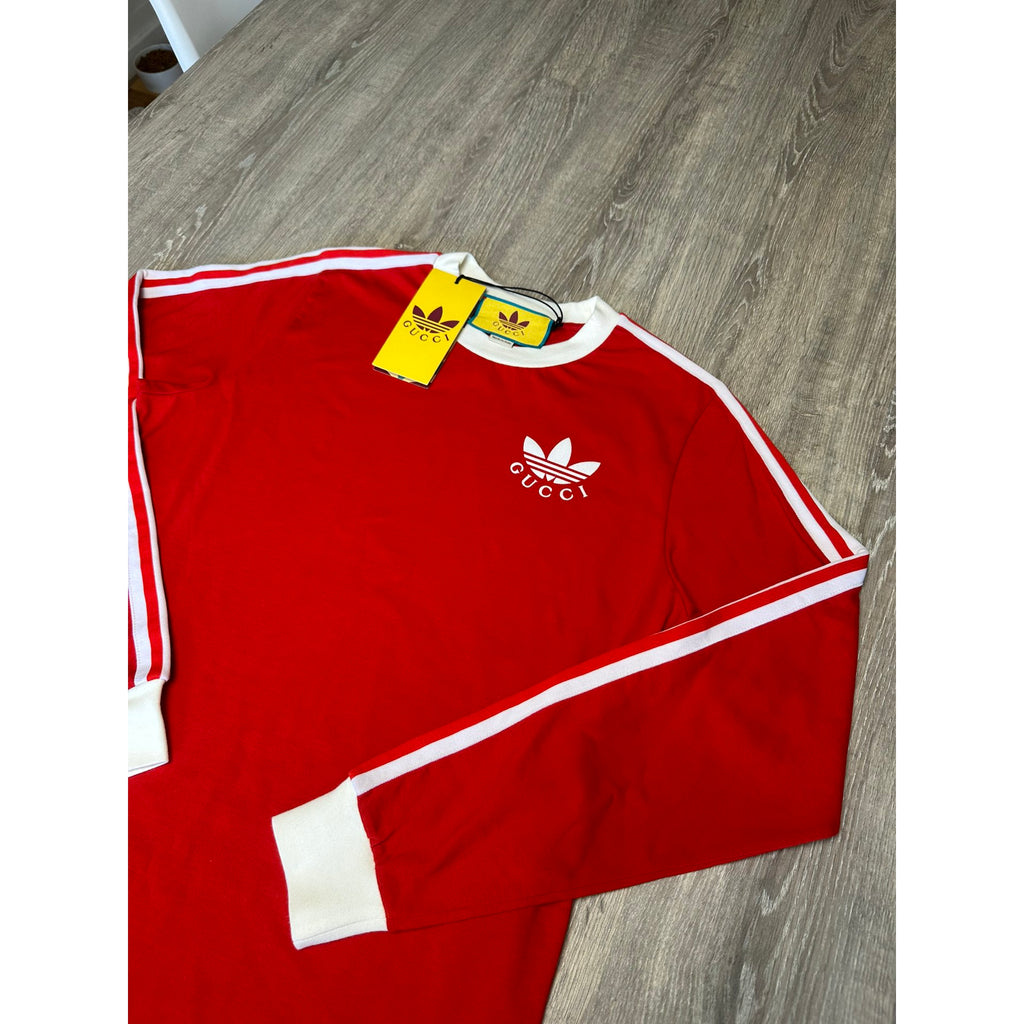 Gucci X Adidas Robe mi-longue Rouge XS