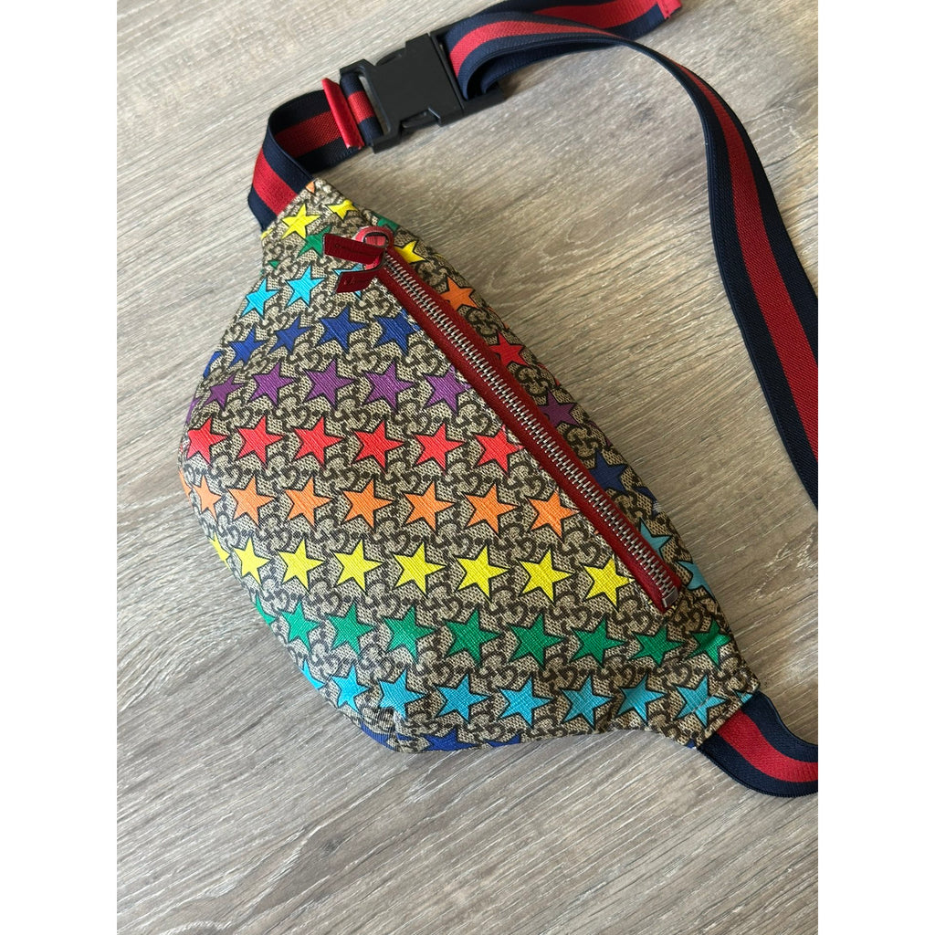 Gucci Sac bandoulière en cuir Multicolore Largeur 23 cm, Hauteur 14 cm, Profondeur 3 cm