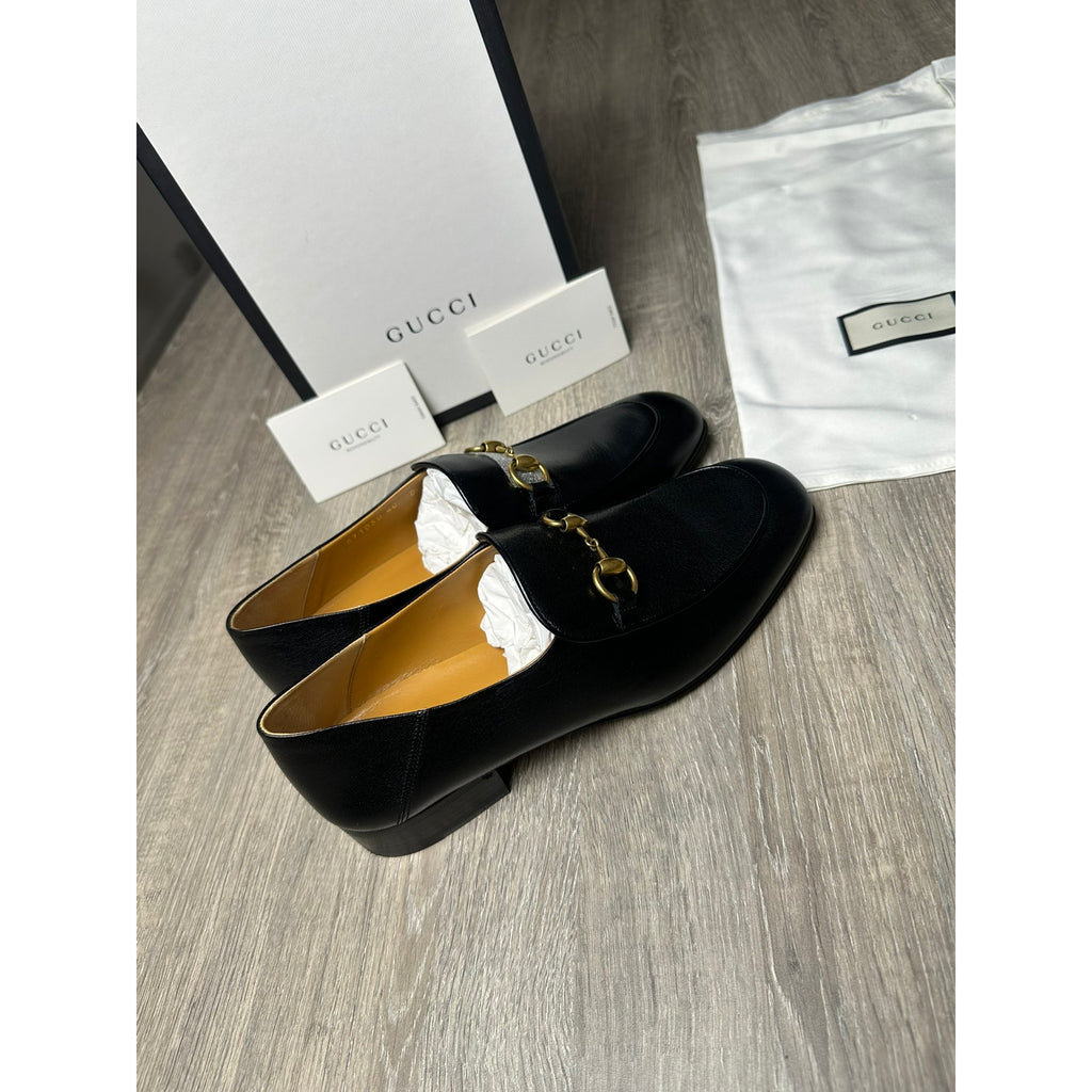 Gucci Mocassins en cuir Jordaan Noir 40