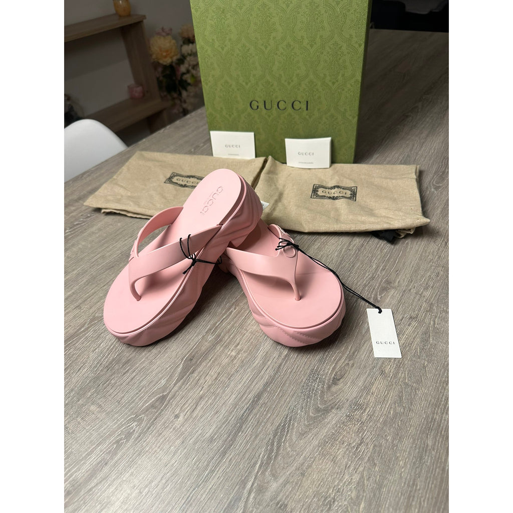 Gucci Tongs Rose 36