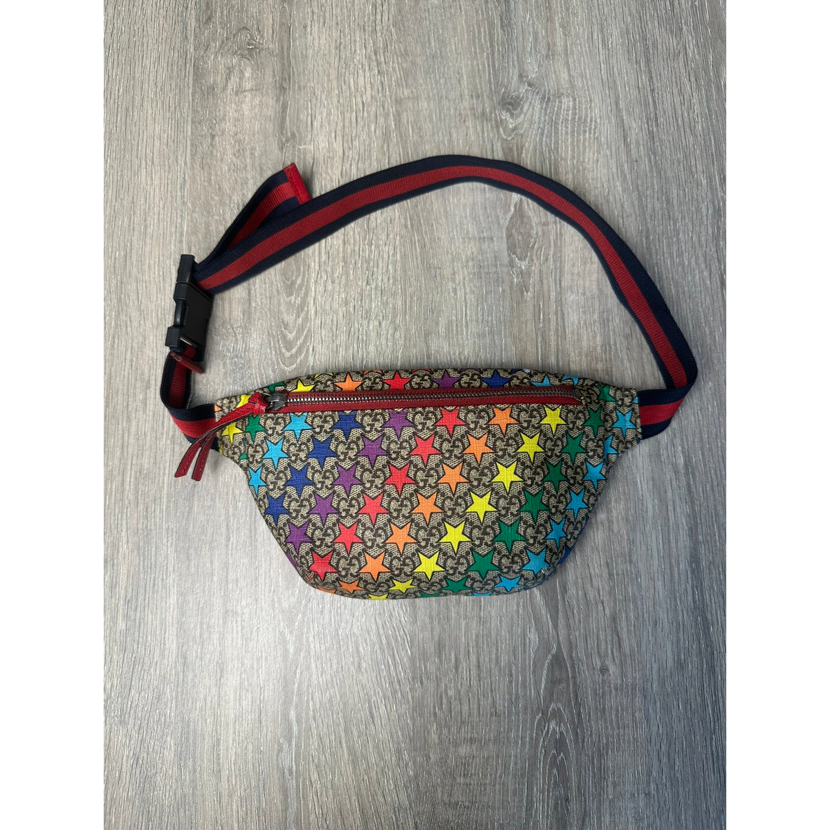 Gucci Sac bandoulière en cuir Multicolore Largeur 23 cm, Hauteur 14 cm, Profondeur 3 cm