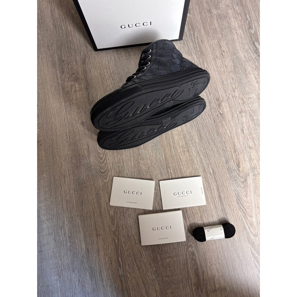 Gucci Baskets en toile Noir 35.5