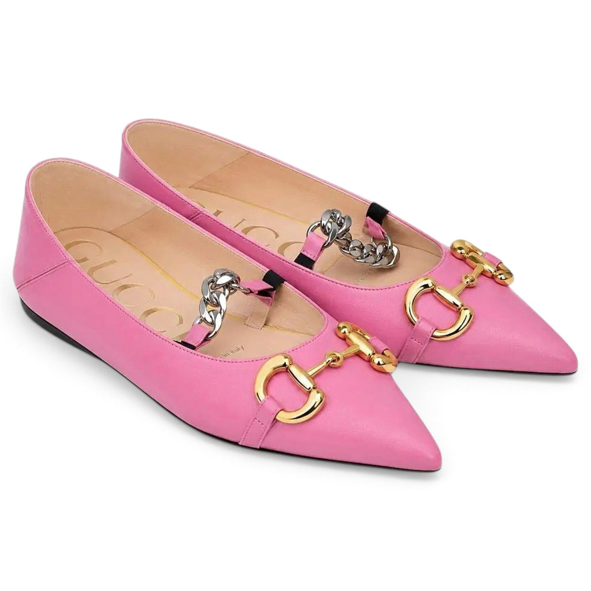 Gucci Sandales en cuir Rose 36.5