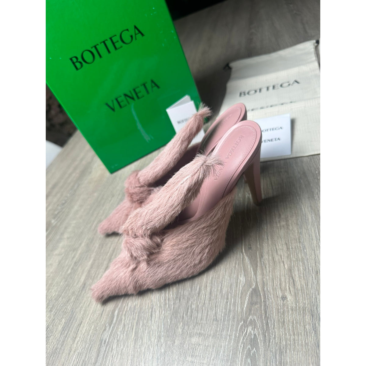 Bottega Veneta Sandales Rose 38