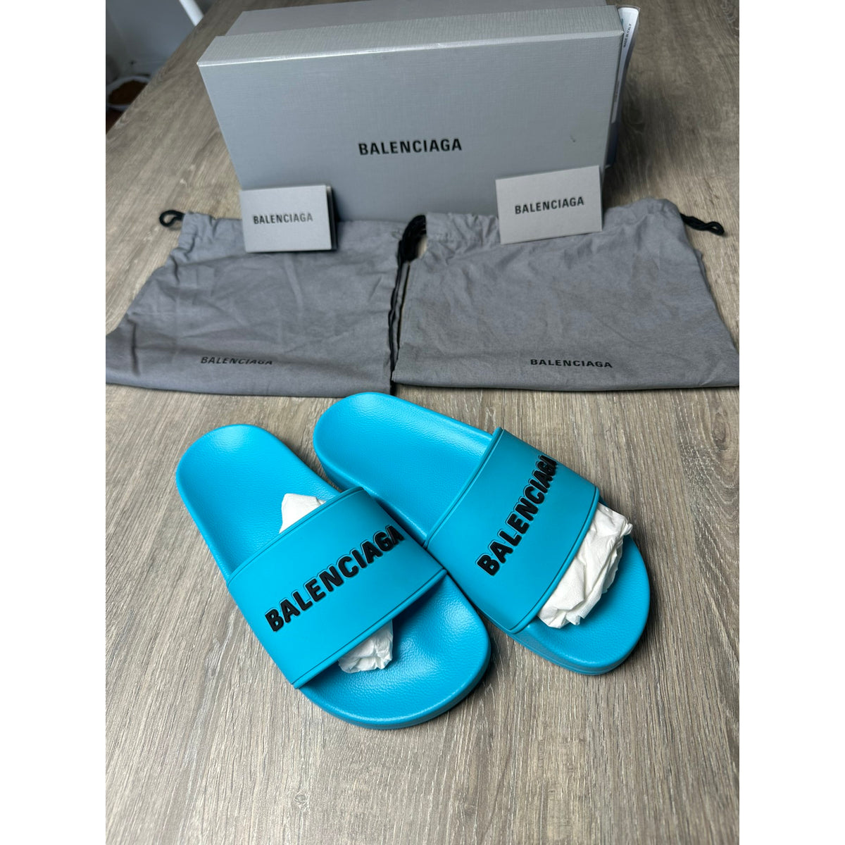 Balenciaga Sandales Bleu 37