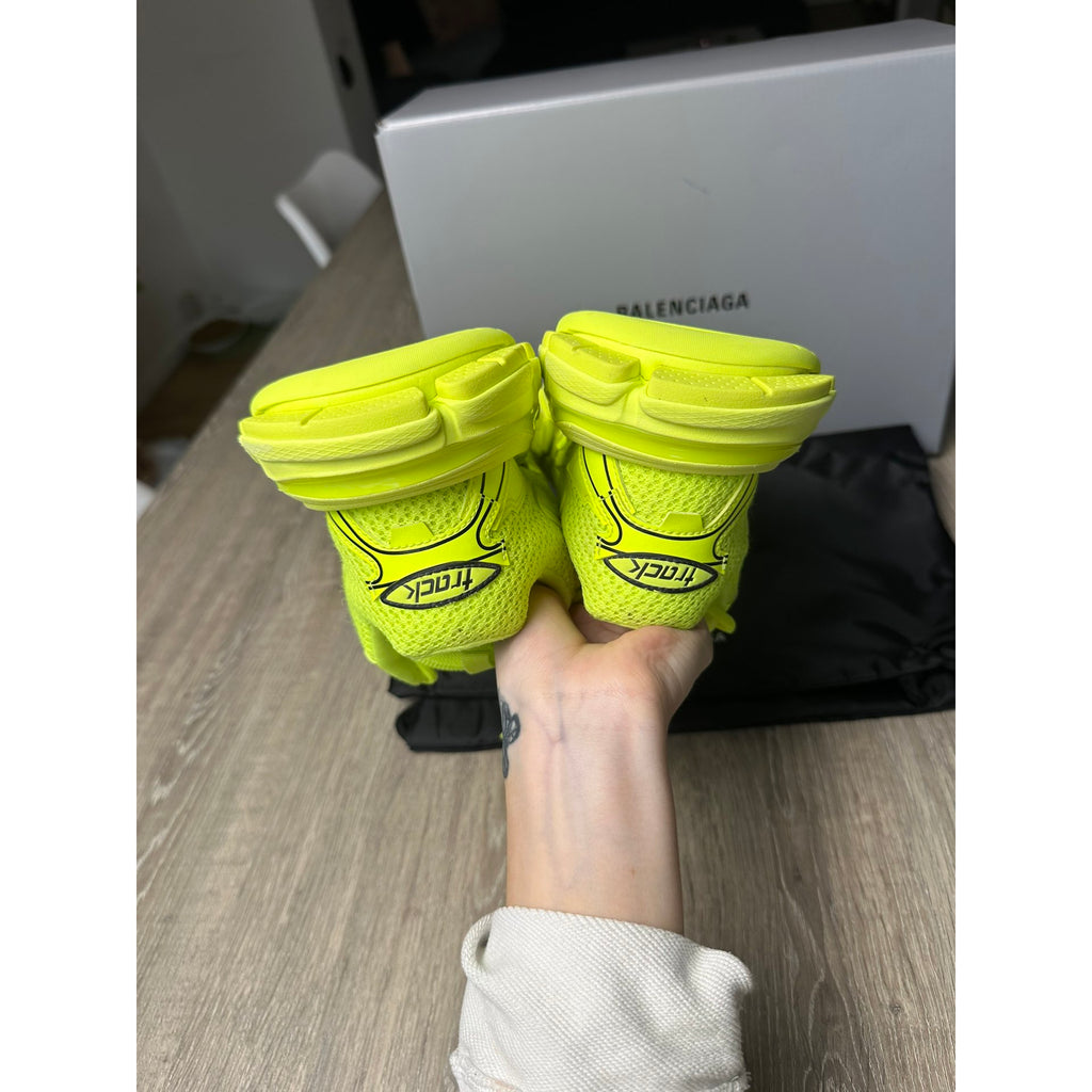 Balenciaga Baskets en cuir Track Jaune 38