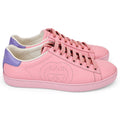 Gucci Baskets en cuir Rose 35.5