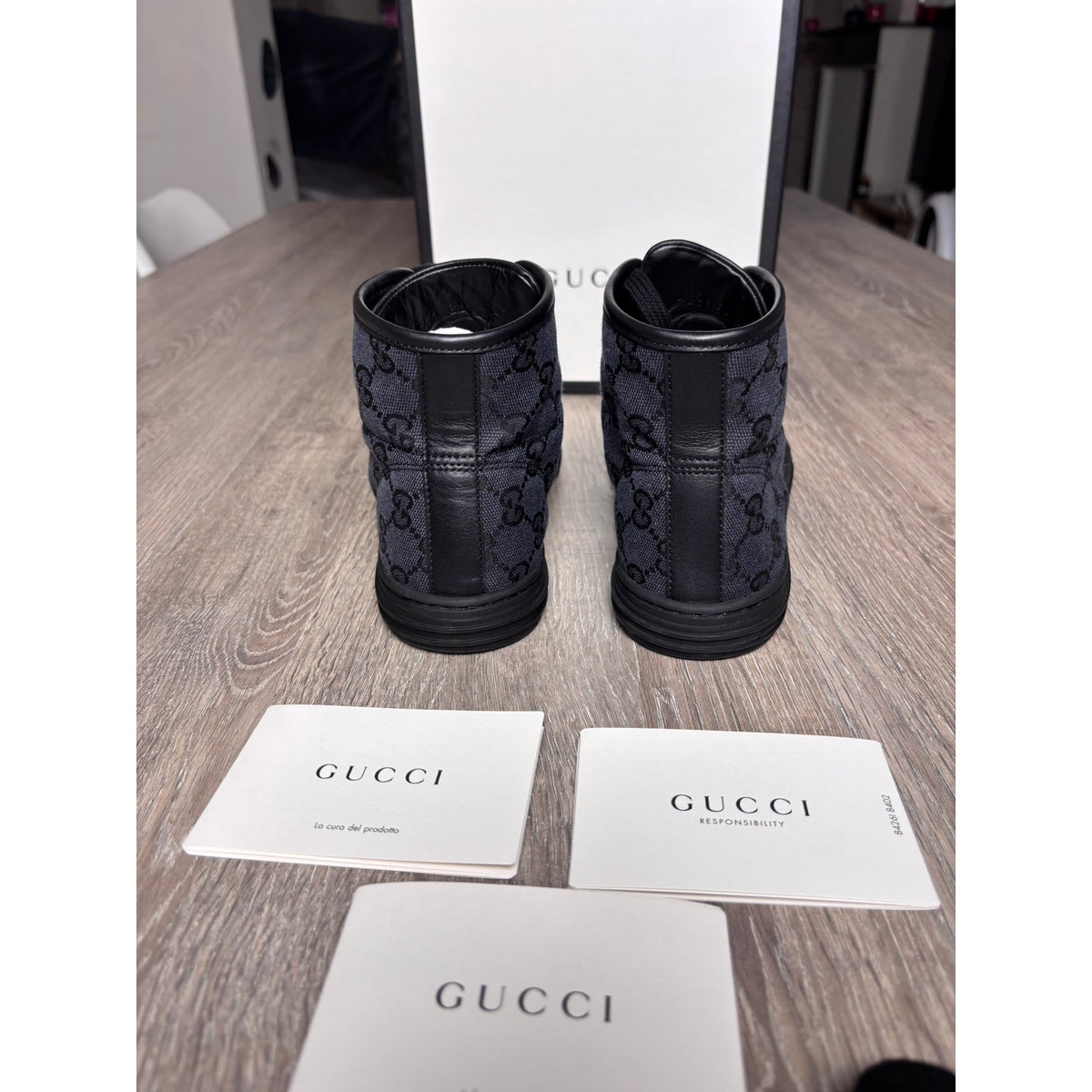 Gucci Baskets en toile Noir 35.5
