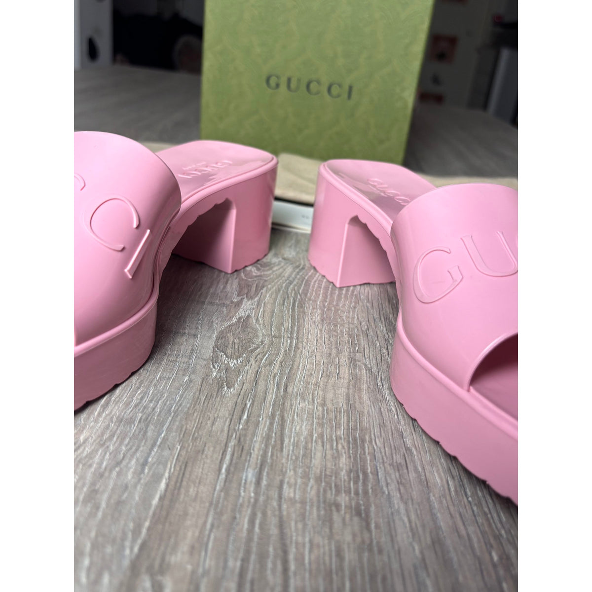Gucci Mules Rose 38