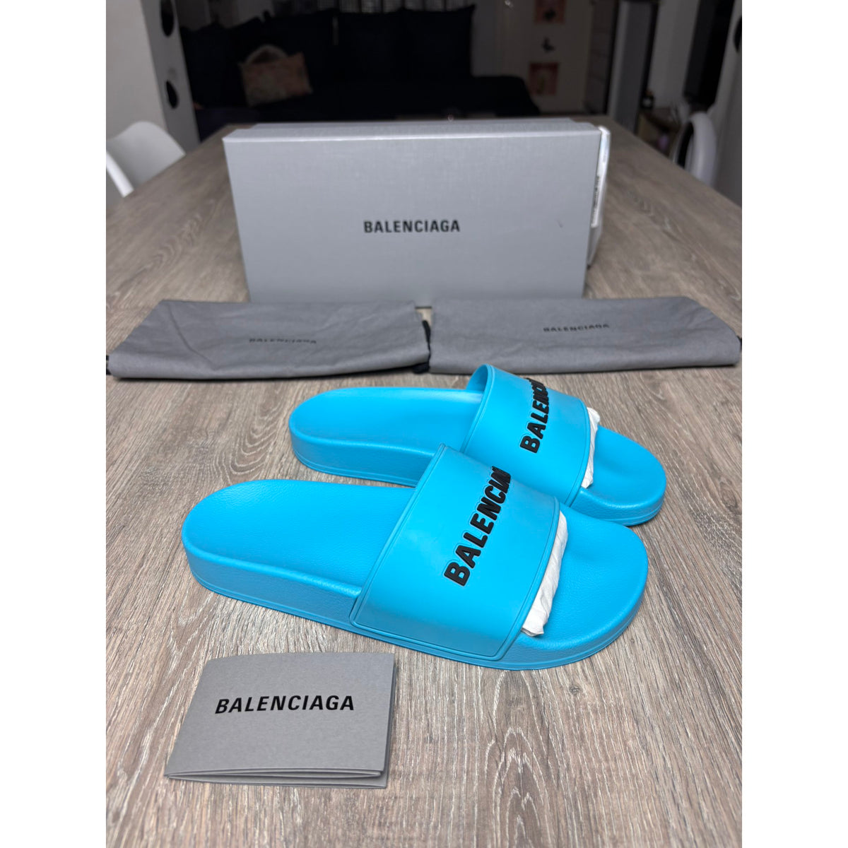 Balenciaga Mules Bleu 37