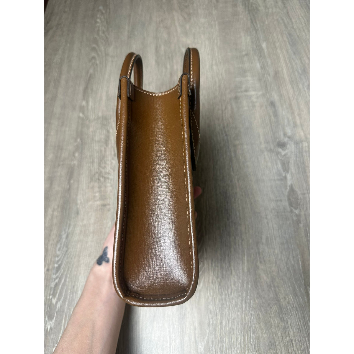 Gucci Sac bandoulière en cuir Marron Largeur 16 cm, Hauteur 20 cm, Profondeur 7 cm