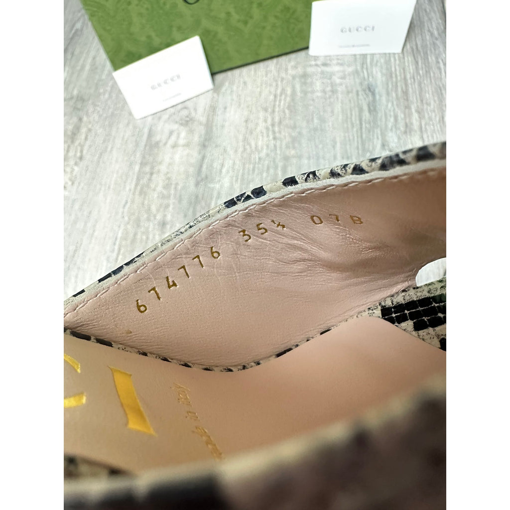 Gucci Escarpins en cuir Marron 35.5