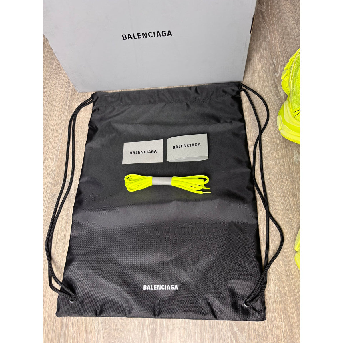 Balenciaga Baskets en cuir Track Jaune 41