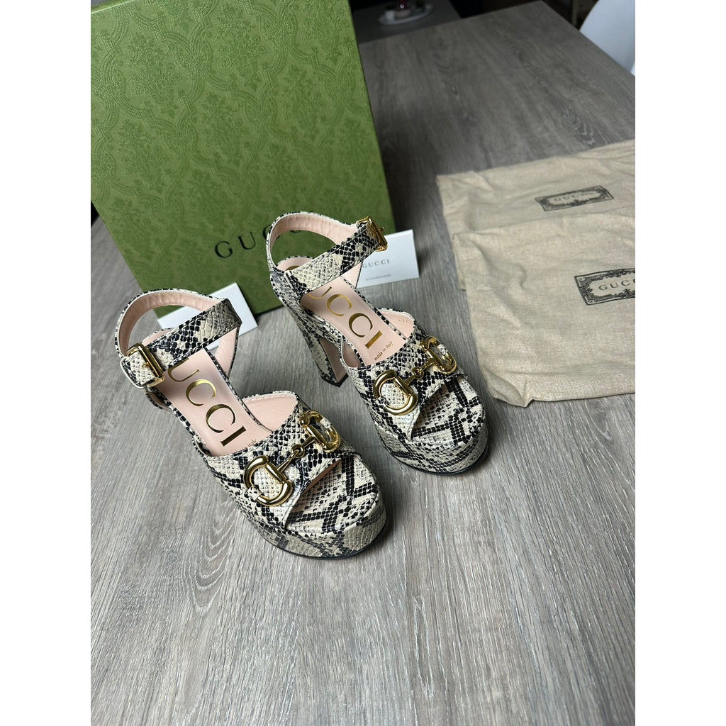 Gucci Escarpins en cuir Marron 35.5