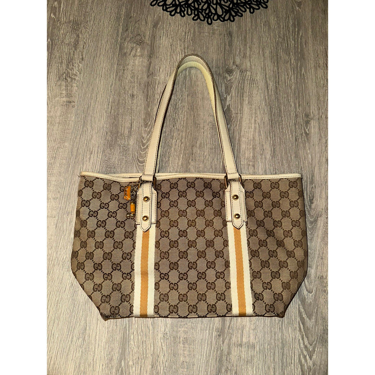 Gucci Sac à main en toile Joy Marron Largeur 32 cm, Hauteur 26 cm, Profondeur 16 cm