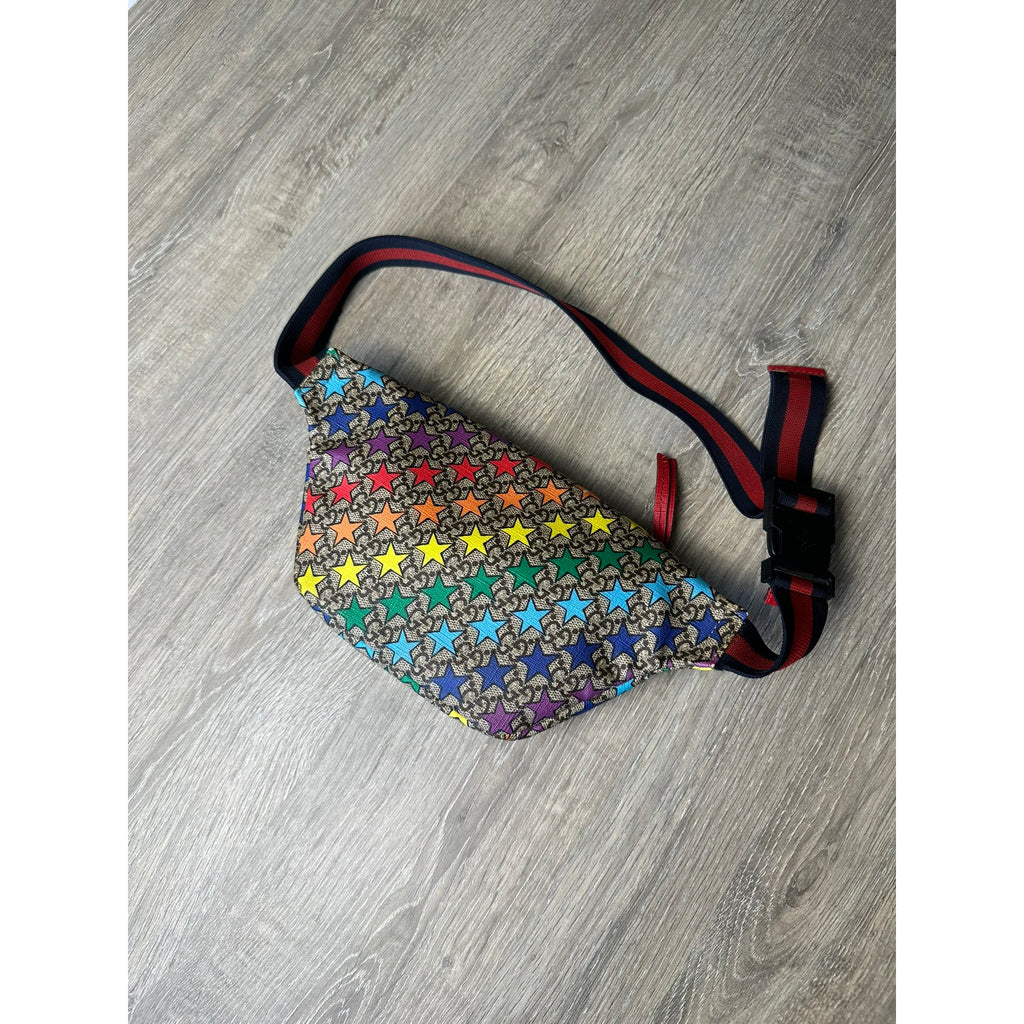 Gucci Sac bandoulière en cuir Multicolore Largeur 23 cm, Hauteur 14 cm, Profondeur 3 cm