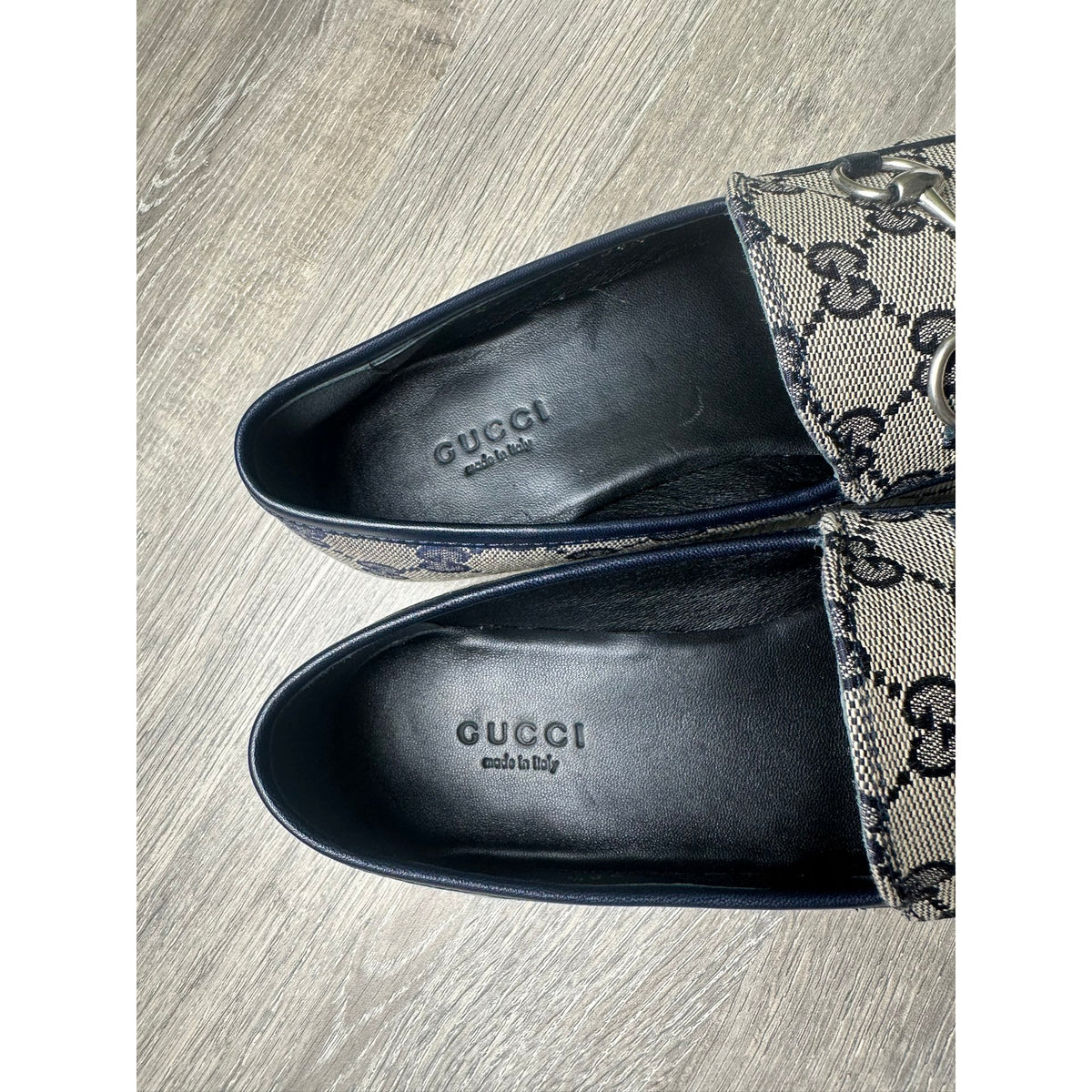 Gucci Mocassins en cuir Jordaan Marron 36.5
