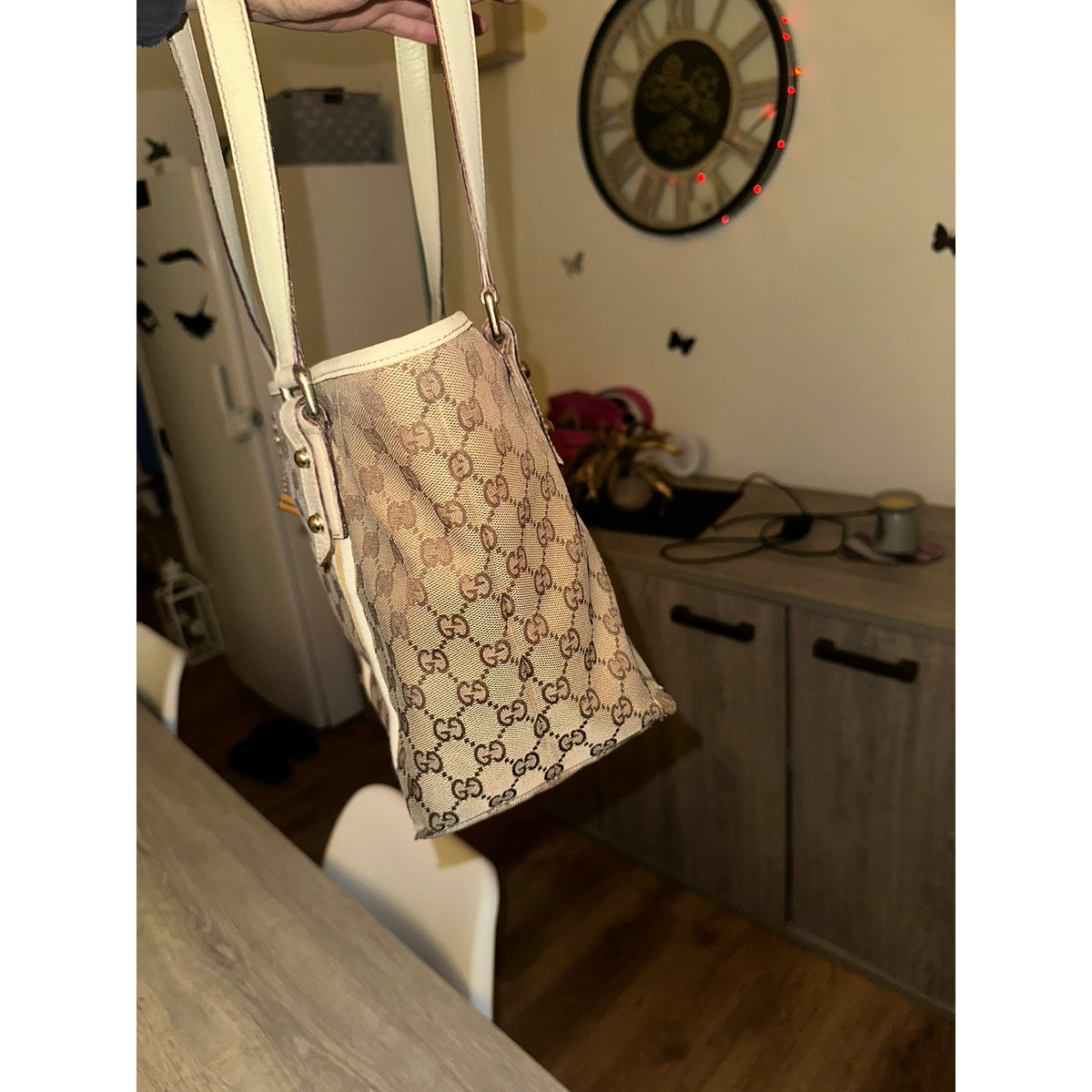 Gucci Sac à main en toile Joy Marron Largeur 32 cm, Hauteur 26 cm, Profondeur 16 cm