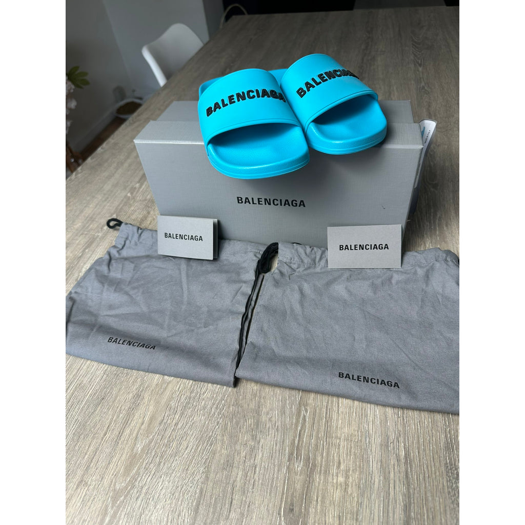 Balenciaga Sandales Bleu 37