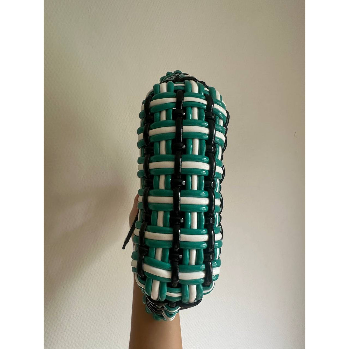 Balenciaga Cabas en cuir Bistro Panier Bleu Largeur 28 cm, Hauteur 15 cm, Profondeur 6 cm