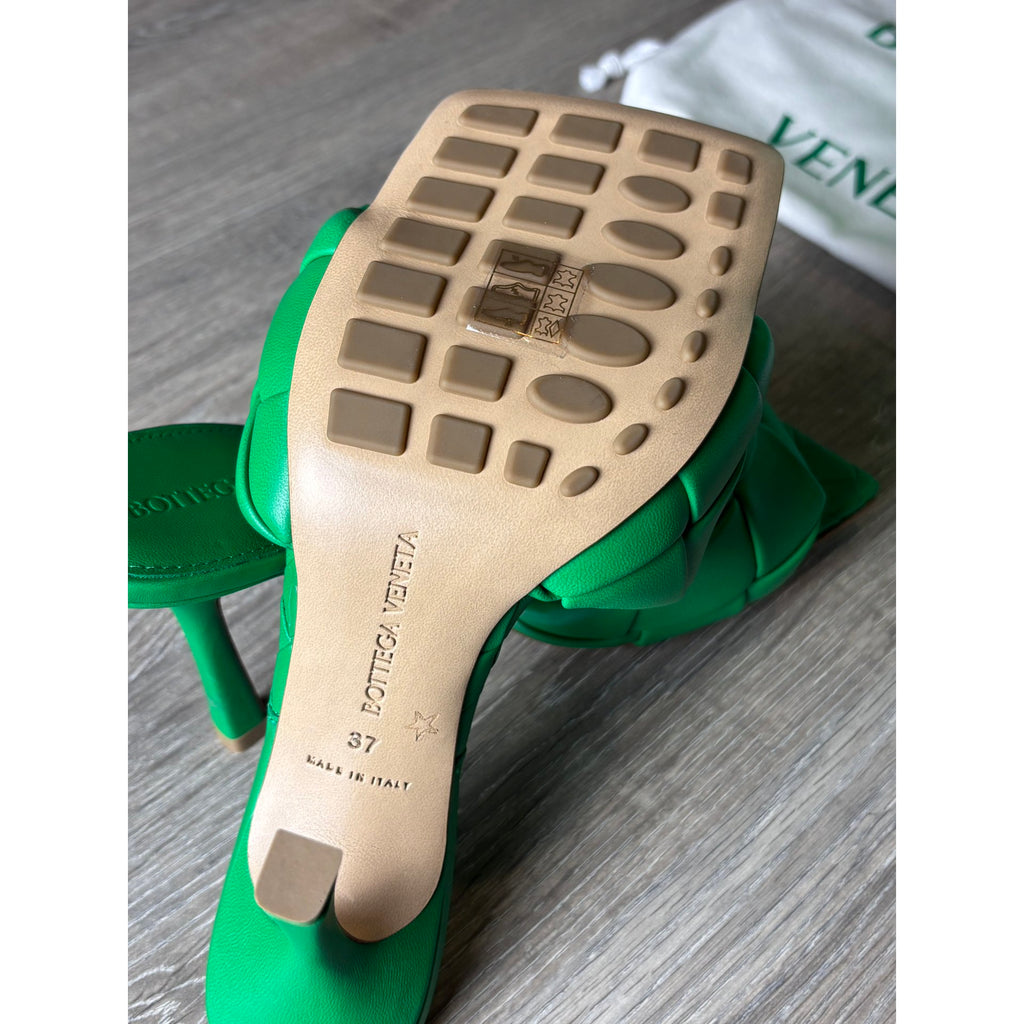 Bottega Veneta Sandales en cuir Lido Vert 37