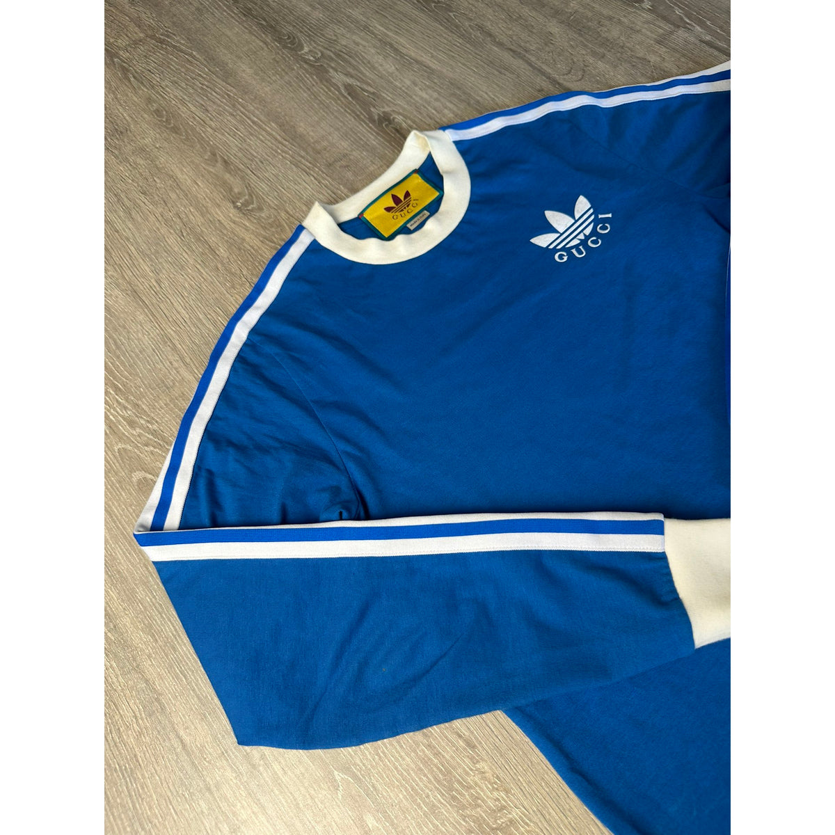 Gucci X Adidas Robe mi-longue Bleu XXS