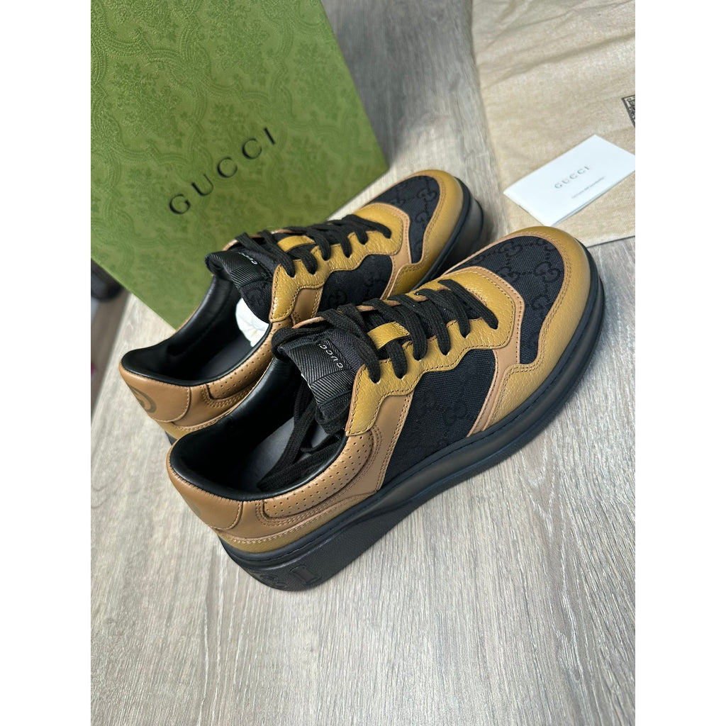 Gucci Baskets en cuir Marron 6.5