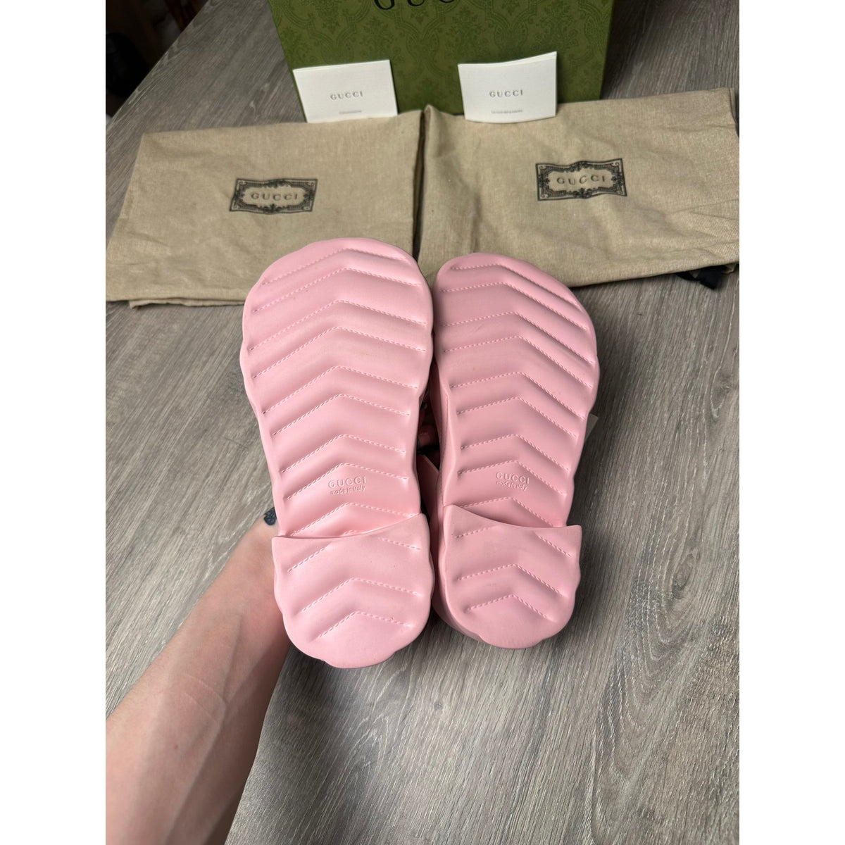 Gucci Tongs Rose 36