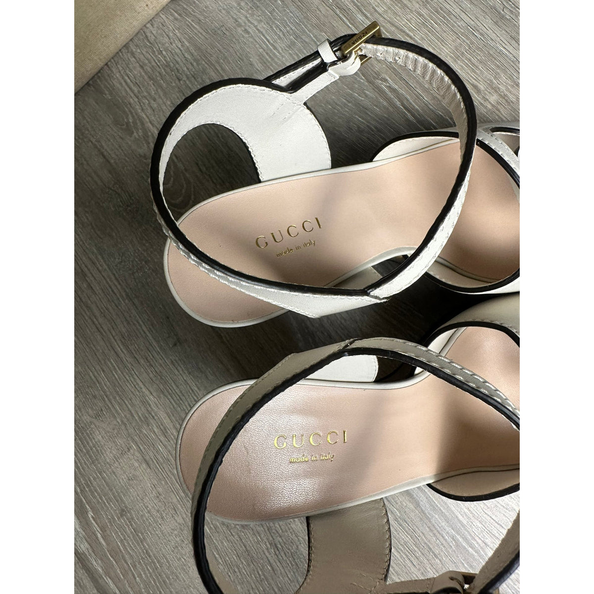 Gucci Escarpins en cuir Blanc 37