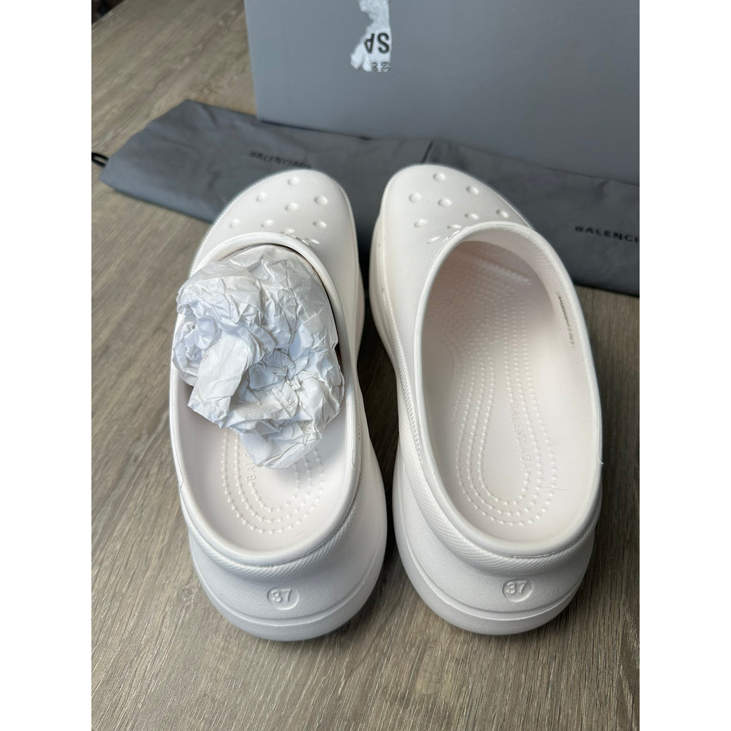 Balenciaga Mules Blanc 37
