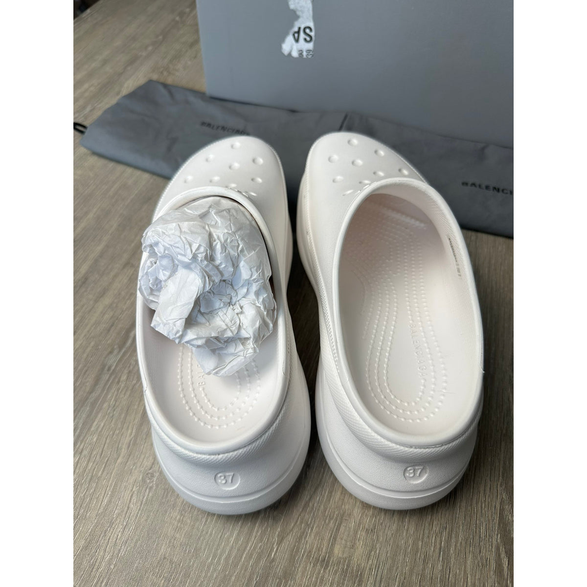 Balenciaga Mules Blanc 37