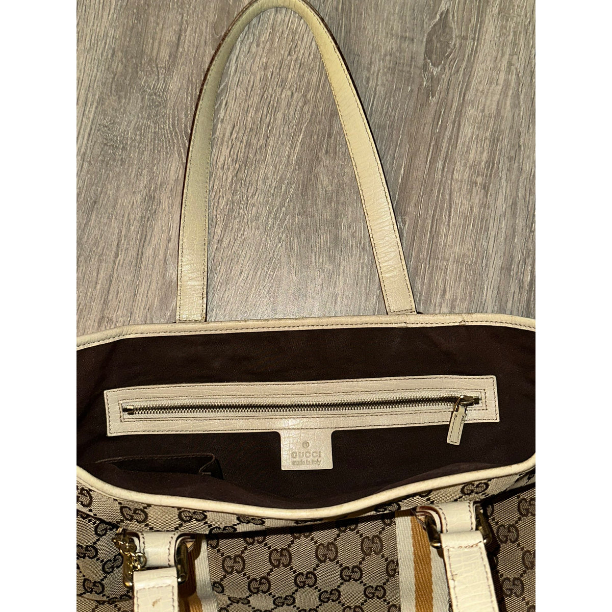 Gucci Sac à main en toile Joy Marron Largeur 32 cm, Hauteur 26 cm, Profondeur 16 cm