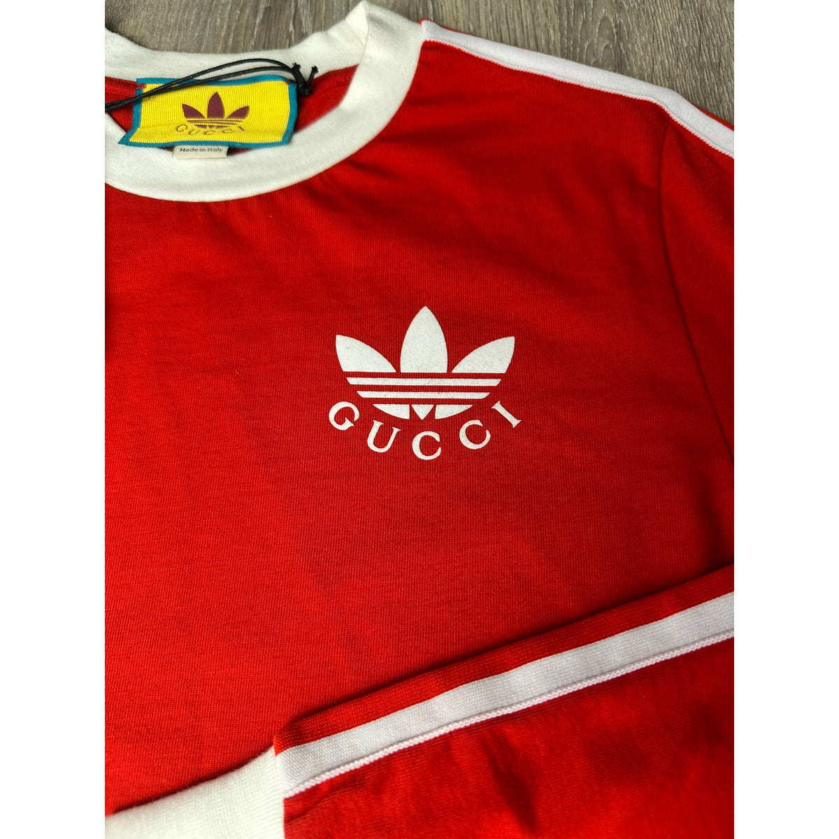 Gucci X Adidas Robe mi-longue Rouge XS