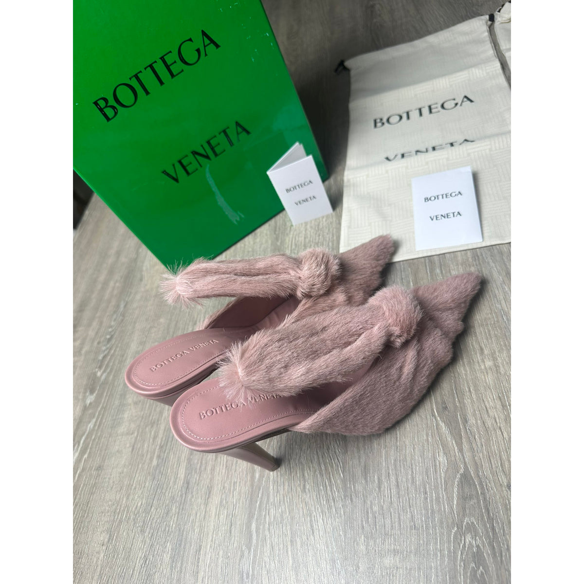 Bottega Veneta Sandales Rose 38