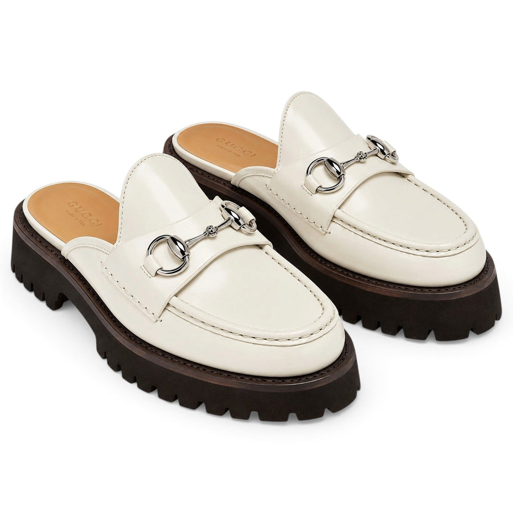 Gucci Mocassins en cuir Princetown Blanc 40.5