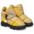 Burberry Bottes fourrées en cuir Jaune 41