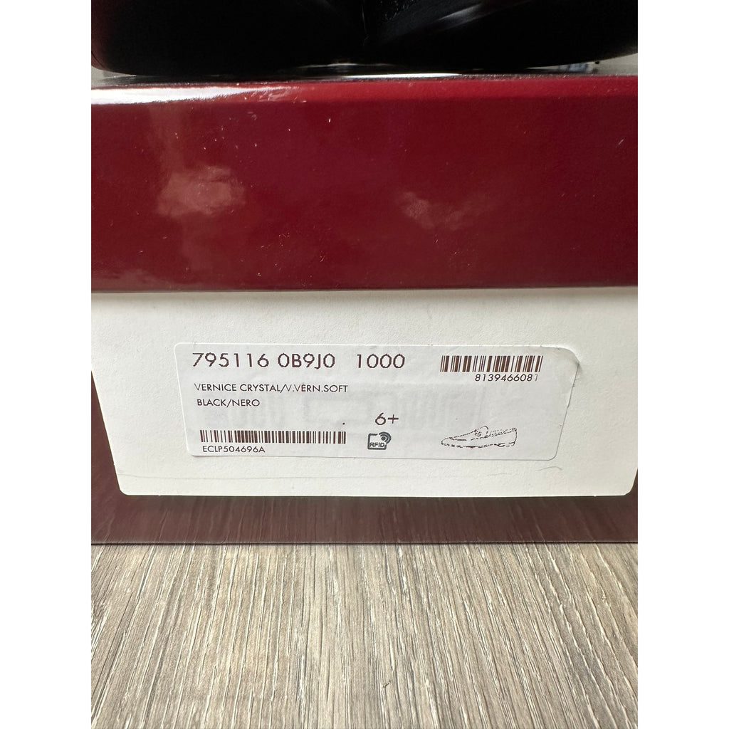 Gucci Mocassins en cuir verni Jordaan Noir 6.5