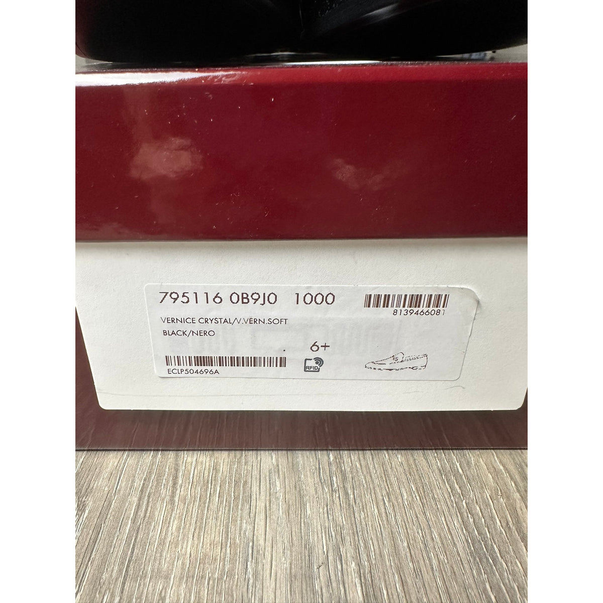 Gucci Mocassins en cuir verni Jordaan Noir 6.5